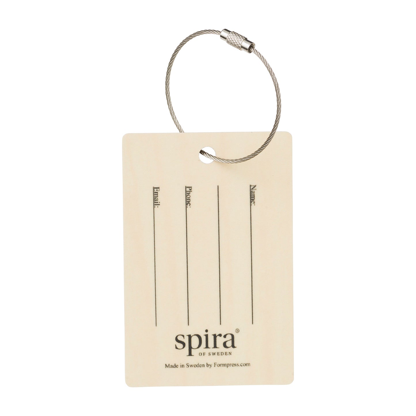 Etichetta per bagaglio Spyra Of Sweden mod. Doris