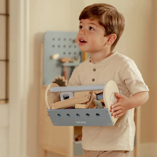 Cassetta degli attrezzi in legno - Little Dutch