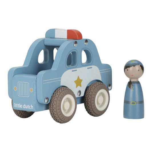 Macchina della polizia in legno - Little Dutch