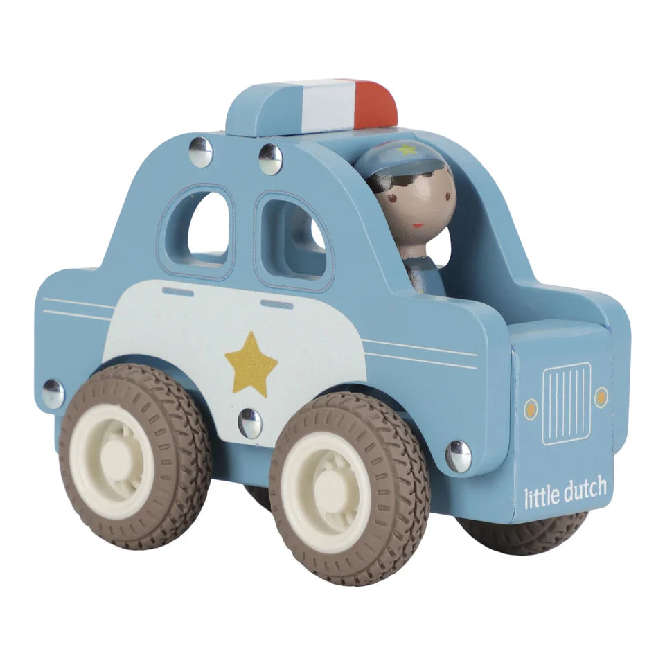 Macchina della polizia in legno - Little Dutch