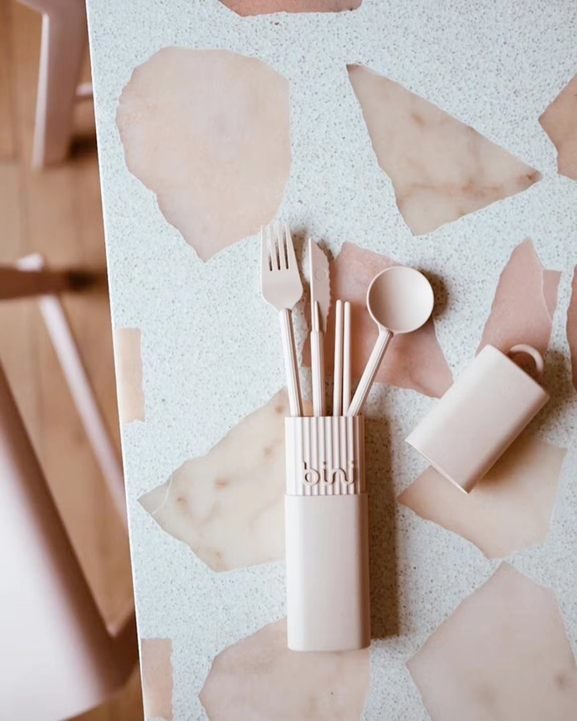 Posate riutilizzabili Bini