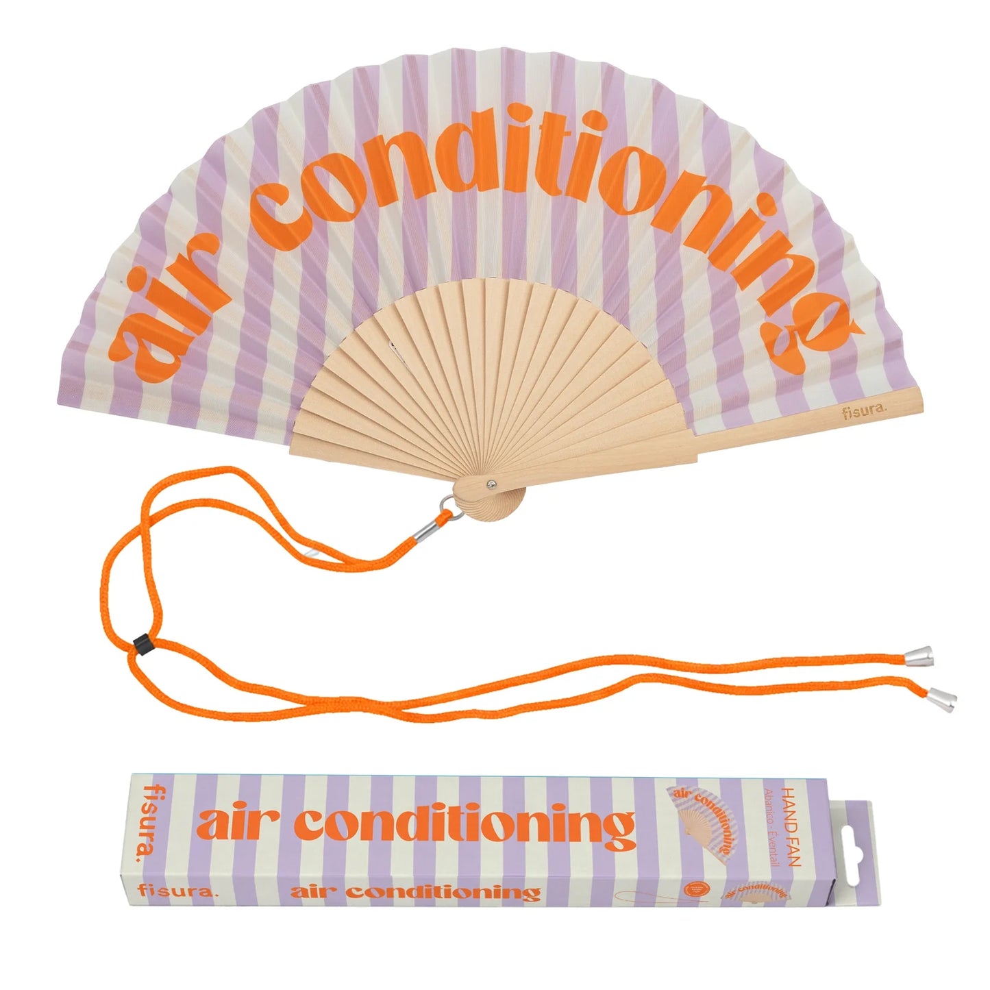 Ventaglio con Cordino – Accessorio Estivo con Scritte Divertenti