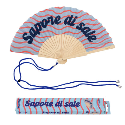 Ventaglio con Cordino – Accessorio Estivo con Scritte Divertenti