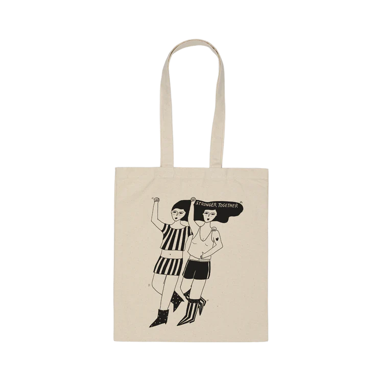 Borsa in cotone Helen B "Strong Togheter"